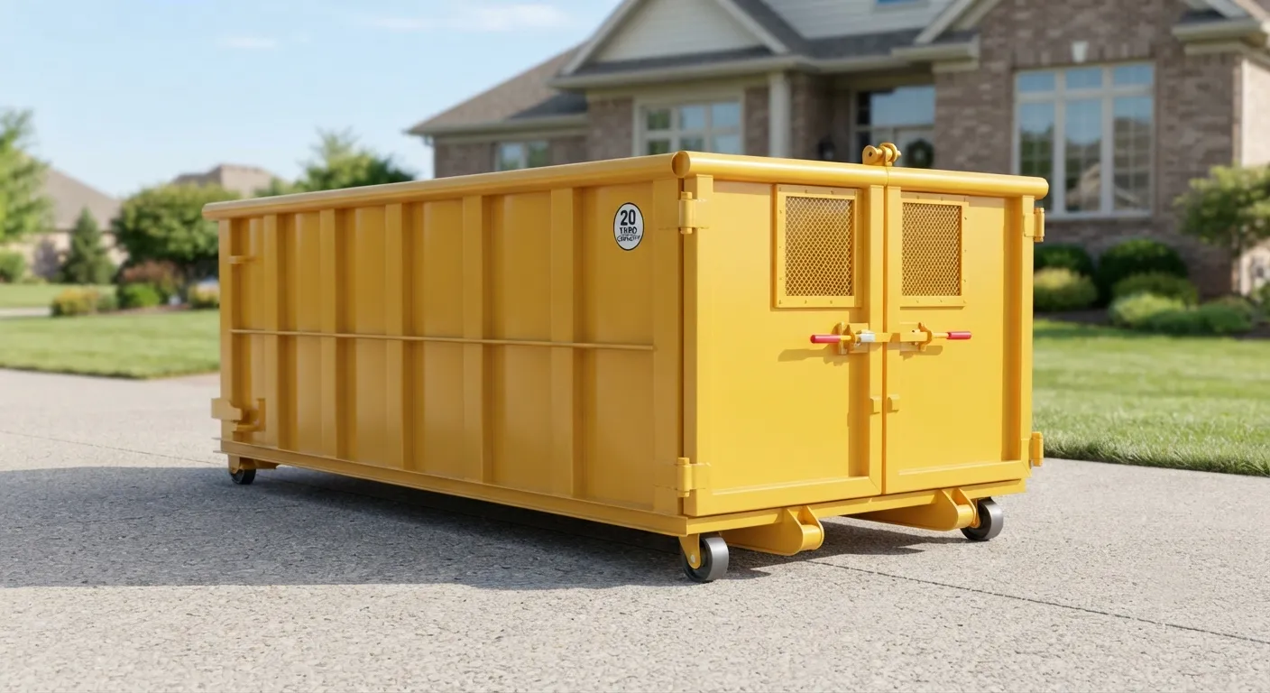 10 yard dumpster rental from our Alameda fleet